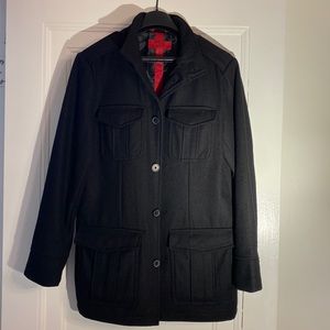 Small Black Alfani Fitted coat.